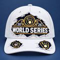 Milwaukee Brewers 2026 World Series Ripped Hat Milwaukee Brewers Baseball Cap - Gearneko