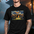 Weezer Merch Las Vegas NV Event Poster At T Mobile Arena Black T-Shirt Weezer Clothing - Gearneko