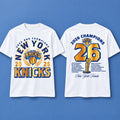 New York Knicks Merch 2026 Champions Trophy Ring Banner Shirt Best Gifts For Knicks Fans - Gearneko