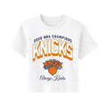New York Knicks Merch 2026 NBA Finals Champions White Shirt New York Knicks Apparel - Gearneko