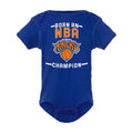 New York Knicks 2026 Born An Nba Champ Onesie New York Knicks Clothing Fan Gear - Gearneko