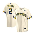 Brice Turang Milwaukee Brewers Merch 2026 World Series Jersey Brew Crew Best Gift - Gearneko