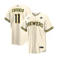Jackson Chourio Milwaukee Brewers Merch 2026 World Series Jersey Great Gift For Brew Crew - Gearneko