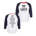 IheartCountry Festival Logo Raglan Long Sleeve Shirt Iheart Merch Gifts For Music Buffs - Gearneko