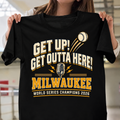 Milwaukee Brewers Merch World Series Champions 2026 Black Shirt Presents For Brew Crew - Gearneko