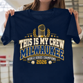 Milwaukee Brewers Merch World Series Champions 2026 Baseball T-Shirt Gifts For Brew Crew - Gearneko