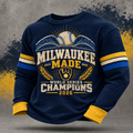 Milwaukee Brewers Merch World Series Champions 2026 Long Sleeve Shirt Brewers Championship Apparel - Gearneko