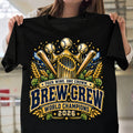 Milwaukee Brewers Merch World Series Champions 2026 Crown Art Shirt Best Gifts For Brew Crew - Gearneko