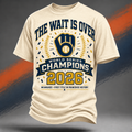 Milwaukee Brewers Merch World Series Champions 2026 Shirt Best Brewers Championship Apparel - Gearneko