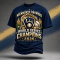 Milwaukee Brewers Merch World Series Champions 2026 T-Shirt Best Brewers Championship Clothing - Gearneko