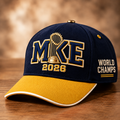 Milwaukee Brewers 2026 World Series Champions Hat Milwaukee Brewers Baseball Cap Gift Idea - Gearneko