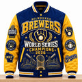 Milwaukee Brewers Merch 2026 World Series Champions Jacket Milwaukee Brewers Gears - Gearneko