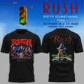 Rush Merch Fifty Something Tour 2026 Washington DC Event Black T-Shirt Gifts For Rush Lovers - Gearneko