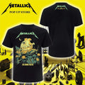 Metallica Merch Life Burns Faster Sphere Las Vegas Concert Shirt Unique Gift For Metalheads - Gearneko