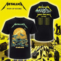 Metallica Merch Life Burns Faster Sphere Las Vegas Concert Shirt Unique Gifts For Metallica Fans - Gearneko