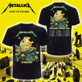 Metallica Merch Life Burns Faster Sphere Las Vegas Concert T-Shirt Gifts For Metallica Lovers - Gearneko