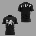 Korn Merch Euro Tour 2026 Black T-Shirt Korn Clothing Line Meatheads Gift Ideas - Gearneko