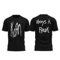 Korn Merch Euro Tour 2026 Black Shirt Best Korn Clothes Unique Presents For Fans - Gearneko