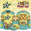 Custom Dallas Stars Merch Scooby Doo Night Jersey Dallas Star Apparel Hockey Fan Gifts - Gearneko