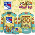 Custom New York Rangers Merch Scooby Doo Night Jersey Present Ideas For Fans - Gearneko