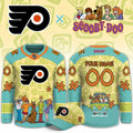 Custom Philadelphia Flyers Merch Scooby Doo Night Jersey Philadelphia Flyers Apparel - Gearneko