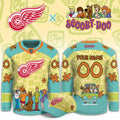 Personalized Detroit Red Wings Merch Scooby Doo Night Jersey Best Gifts For Fans - Gearneko