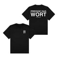 2819 Church Merch Predige Das Wort Black T-Shirt Bible Verse Apparel Presents For Christians - Gearneko