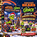 Chicago Bears The Grinch 2026 Christmas Advent Calendar Xmas Advent Calendar Bears Fan Gifts - Gearneko