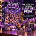 Golden State Valkyries 2026 WNBA Advent Calendar 24 Days Of Valkyries Pride Basketball Fan Gifts - Gearneko