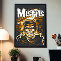 Halloween Misfits Fiend Graveyard Home Decor Poster Canvas Spooky Halloween Home Decor Best Gift Ideas - Gearneko