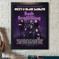 Black Sabbath Back To The Beginning Concert Film Celebration Poster Black Sabbath Merch Gifts For Fans - Gearneko