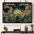 Metallica Life Burns Faster Sphere Las Vegas Week 4 Night 1 And 2 2026 Combined Venue Poster October 22 24 2026 Home Decor Poster Canvas - Gearneko