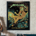 Metallica Life Burns Faster Sphere Las Vegas Week 4 Night 2 2026 Venue Poster October 24 2026 Home Decor Poster Canvas - Gearneko