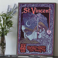 St Vicent Mill Valley CA Event Poster At Sweet Water Music Hall In Mill Valley CA On October 22 2026 Home Decor Poster Canvas - Gearneko
