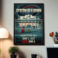 System Of A Down Live At The Rose Bowl Pasadena, CA 2026 Event Poster At Rose Bowl On June 5 And 6 2027 Home Decor Poster Canvas - Gearneko