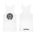 Secret Club Store Merch Airbrush White Tank Top Secret Club Apparel Streetwear Clothing - Gearneko