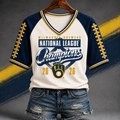 Milwaukee Brewers Merch 2026 World Champions V-Neck Shirt Best Presents For Brew Crew - Gearneko