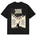 Three Day Grace Merch US Tour 2026 Tour Dates TS-hirt Three Day Grace Clothing Fans Gifts - Gearneko