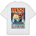 Rush Merch Fifty Something Tour Heritage T-Shirt Rush Concert Tee - Gearneko