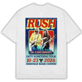 Rush Merch Heritage Bank Center Cincinnati Ohio Show Poster Graphic T-Shirt Rush Apparel - Gearneko