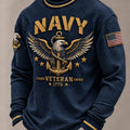 US Navy 250Th Anniversary Bald Eagle Long Sleeve Shirt US Navy Apparel - Gearneko
