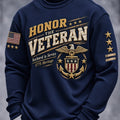 US Navy 250Th Anniversary Honor The Veteran Long Sleeve Shirt US Navy Apparel - Gearneko