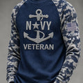 US Navy 250Th Anniversary Veteran Anchor Long Sleeve Shirt US Navy Outfits - Gearneko