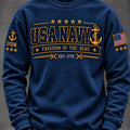 US Navy 250Th Anniversary Freedom Of The Seas Long Sleeve Shirt US Navy Clothing - Gearneko