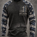 US Navy 250Th Anniversary Vintage Duty Honor Brotherhood Long Sleeve Shirt US Navy Clothing - Gearneko