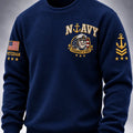 US Navy 250Th Anniversary Otter Veteran Steadfast And True Sweatshirt US Navy Clothing - Gearneko