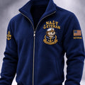 US Navy 250Th Anniversary Otter Veteran Steadfast And True Jacket US Navy Apparel - Gearneko