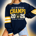 Milwaukee Brewers Merch 2026 World Champions Sweatshirt Birthday Gifts For Brew Crew - Gearneko