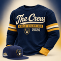 Milwaukee Brewers Merch 2026 World Champions Long Sleeve Shirt Best Milwaukee Brewers Apparel - Gearneko