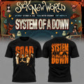 System Of A Down Merch x Sick New World Texas 2026 Event T-Shirt Gifts For Metalheads - Gearneko